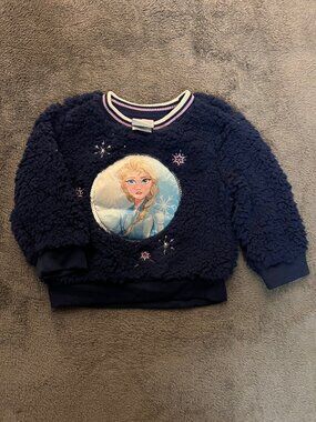 Frozen Elsa Sherpa Sweater (2T)
